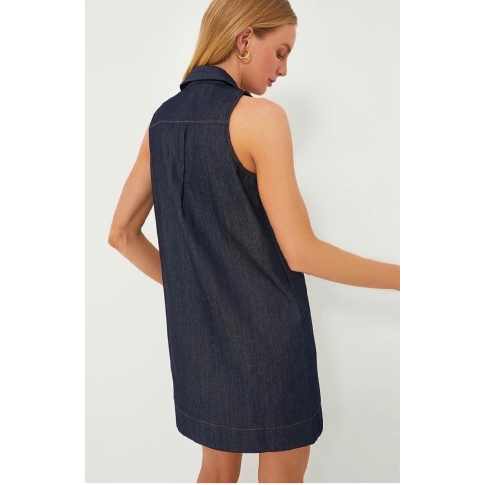 NWOT Tuckernuck Pomander Place Denim Sleeveless Micah Dress Casual Dress Size S - Picture 3 of 12
